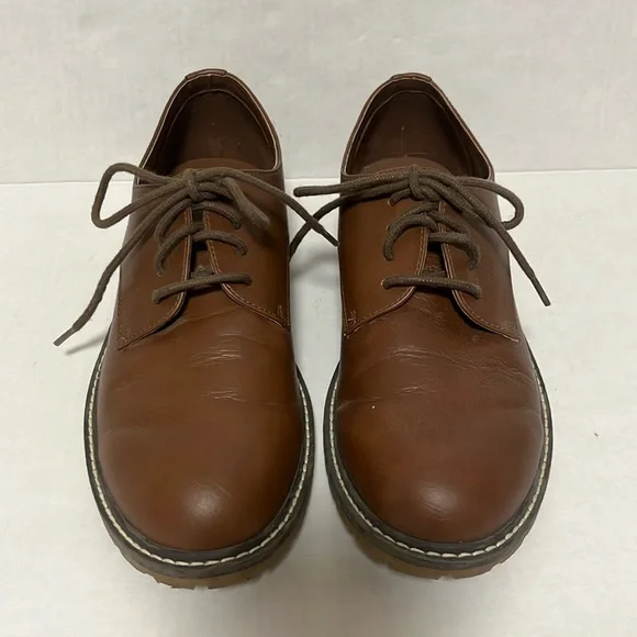 Old Navy Shoes Mens Brown Oxford Lace Up Dress Shoes Poshmark
